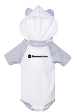 Load image into Gallery viewer, Rabbit Hooded Baby Onesie
