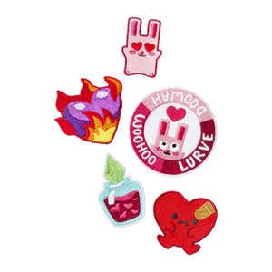 SIMS Lurve Collection Iron-on Patch, Pack of 5