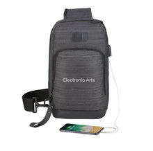 Load image into Gallery viewer, Electronic Arts Sling Bag W/USB Port
